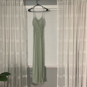 Azazie “Luxy” in Dusty Sage